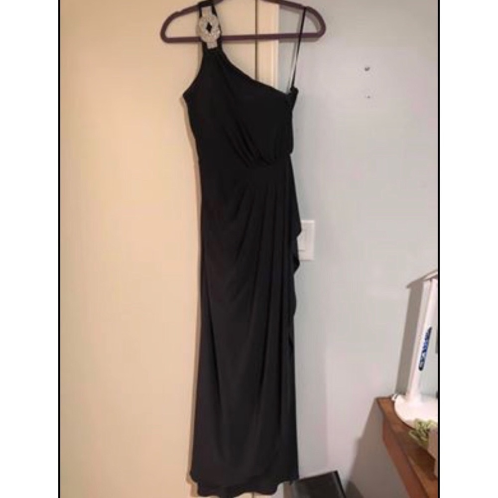 Charcoal prom dress